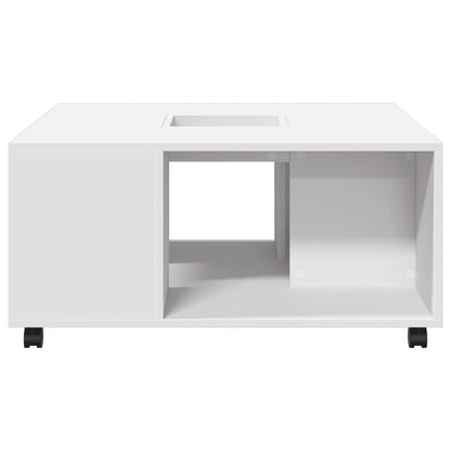 Salongbord Sofabord Hvit 80x80x40 cm
