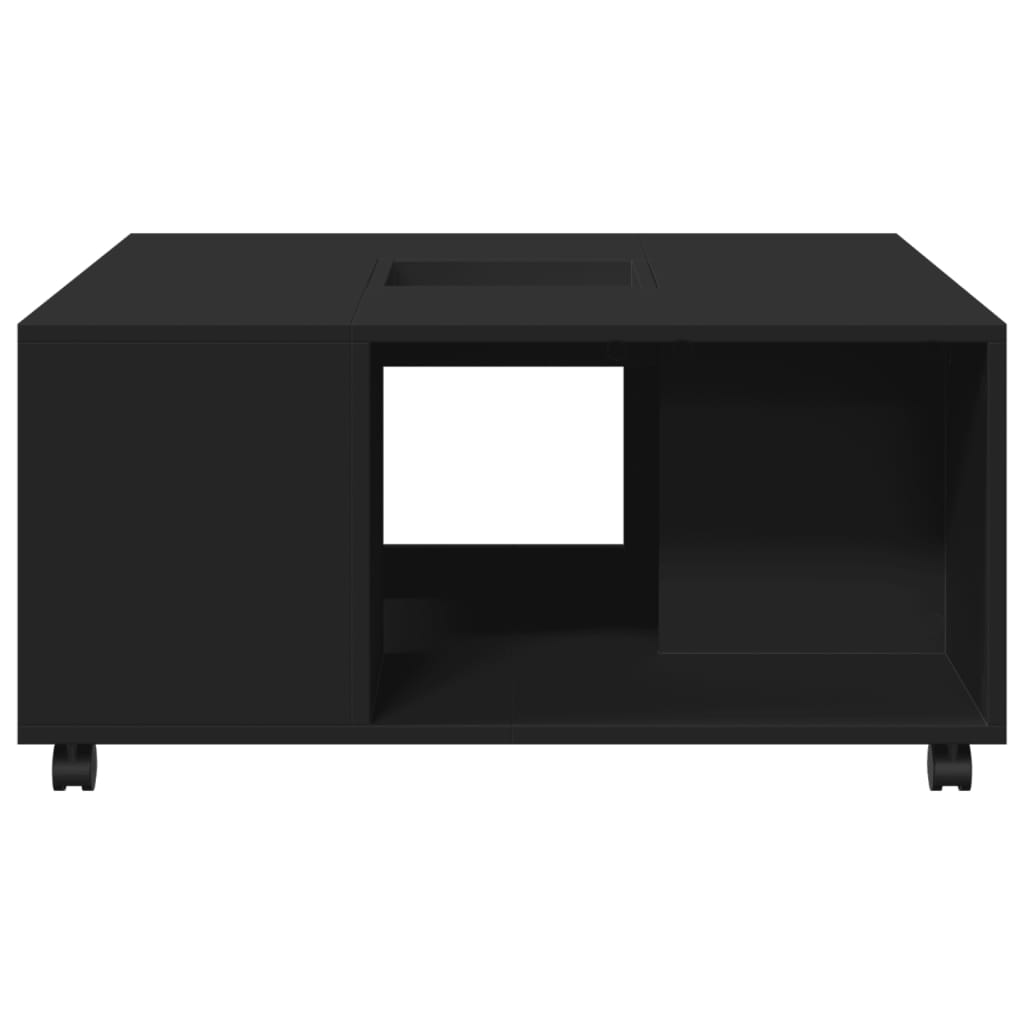 Salongbord Sofabord Svart 80x80x40 cm
