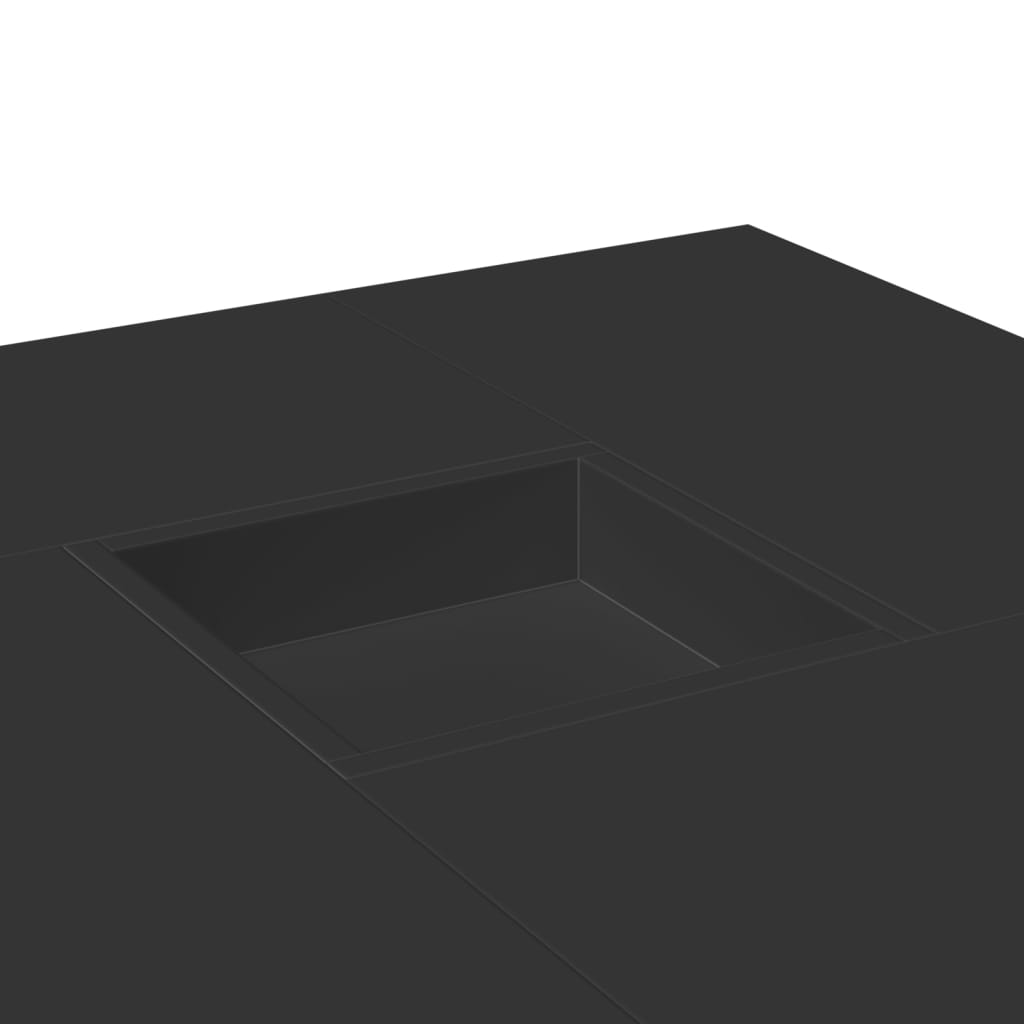 Salongbord Sofabord Svart 80x80x40 cm