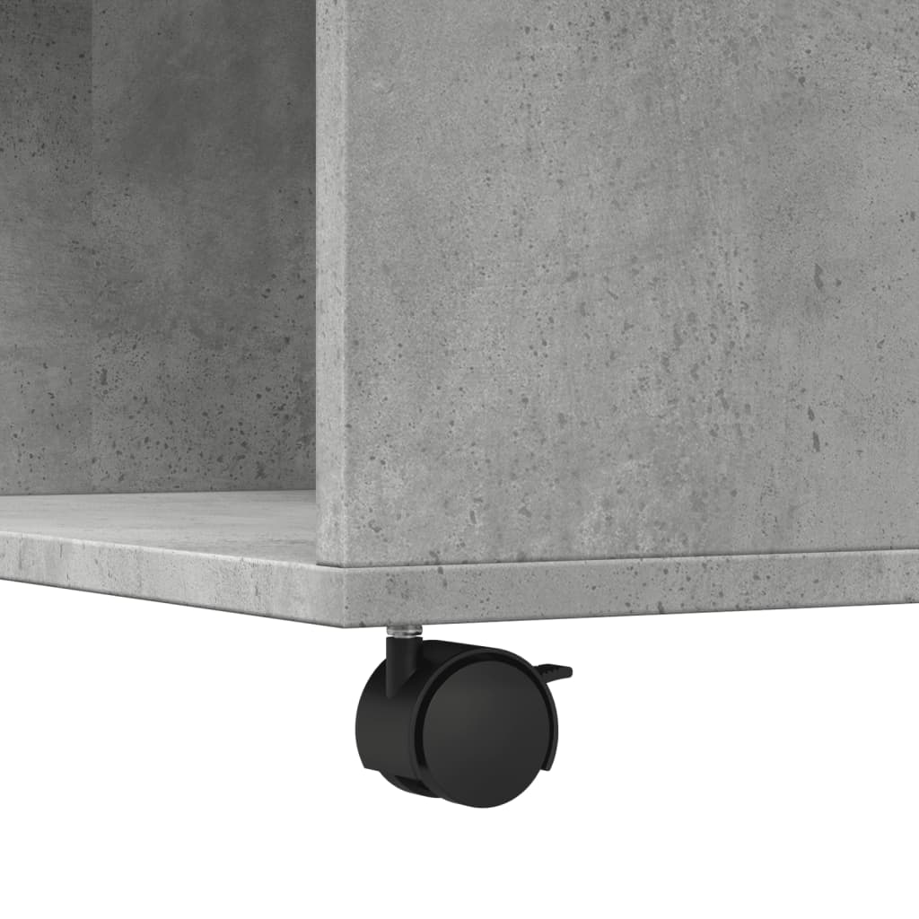 Salongbord Sofabord Betonggrå Grå 80x80x40 cm
