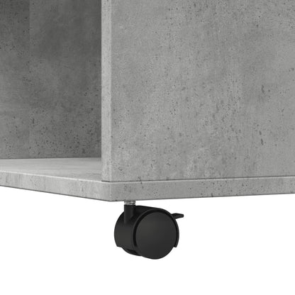 Salongbord Sofabord Betonggrå Grå 80x80x40 cm