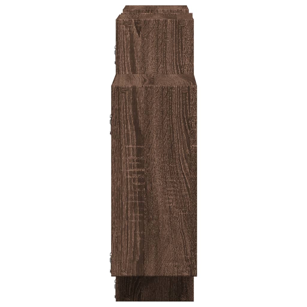 Vegghylle Brun Eik 159x18x65 cm