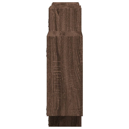 Vegghylle Brun Eik 159x18x65 cm