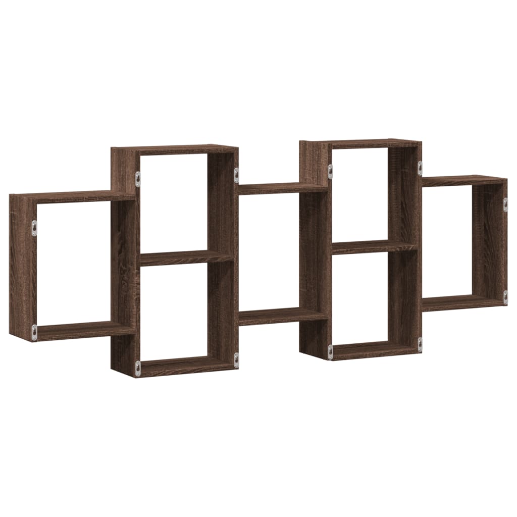Vegghylle Brun Eik 159x18x65 cm