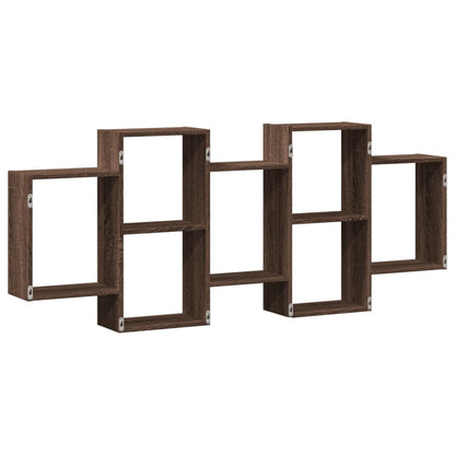Vegghylle Brun Eik 159x18x65 cm