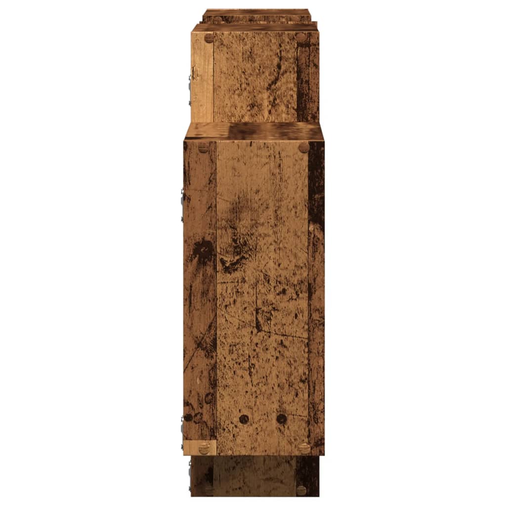 Vegghylle Gammelt Tre 159x18x65 cm