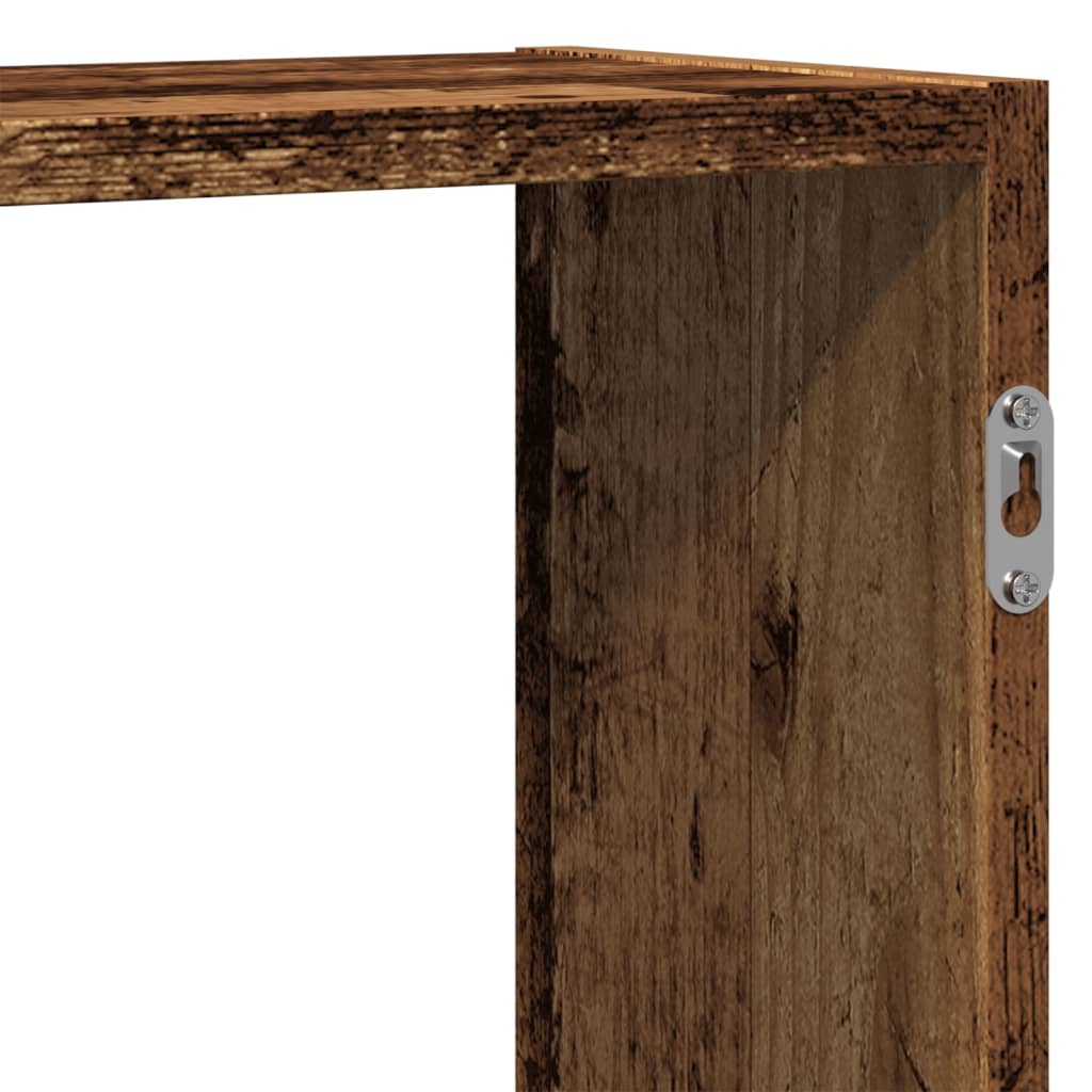 Vegghylle Gammelt Tre 159x18x65 cm