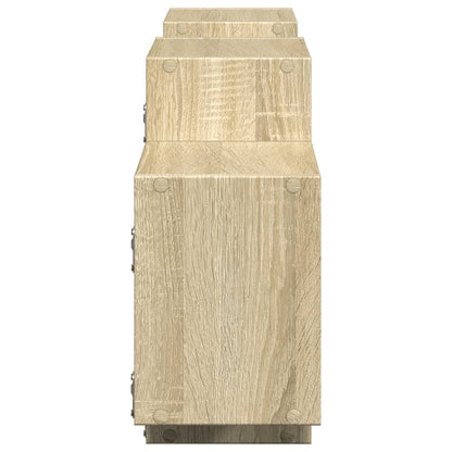 Vegghylle Sonoma Eik 129x18x42 cm