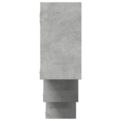 Vegghylle Betonggrå 159x18x66 cm