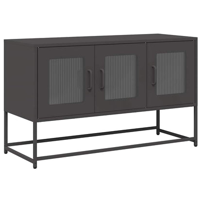 TV-Møbel DIV. Svart TV-Skap 100,5x39x60,5 cm Kaldvalset stål