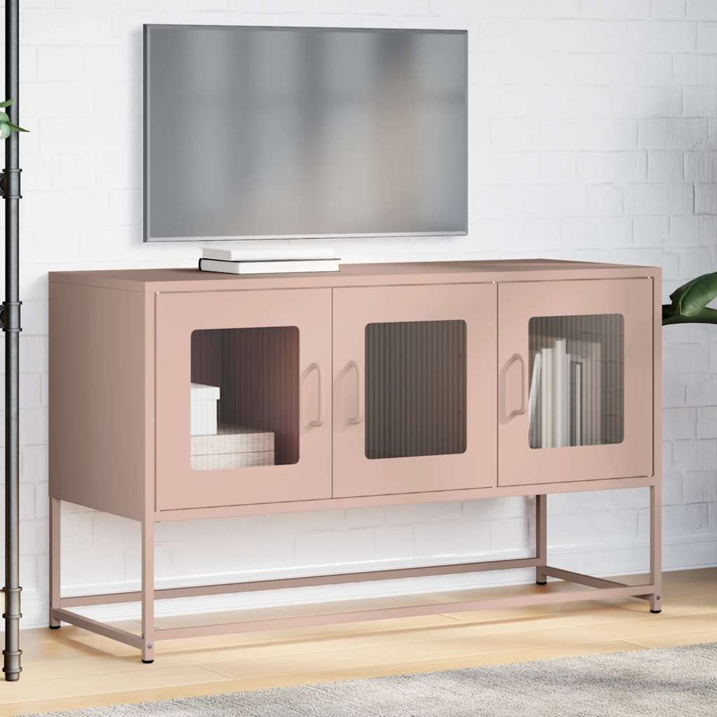 TV-Møbel DIV. Rosa TV-Skap 100,5x39x60,5 cm Kaldvalset stål