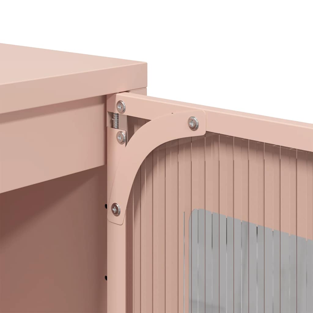 Skap DIV. rosa 68x39x111,5 cm stål