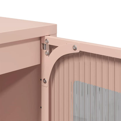 Skap DIV. rosa 68x39x111,5 cm stål