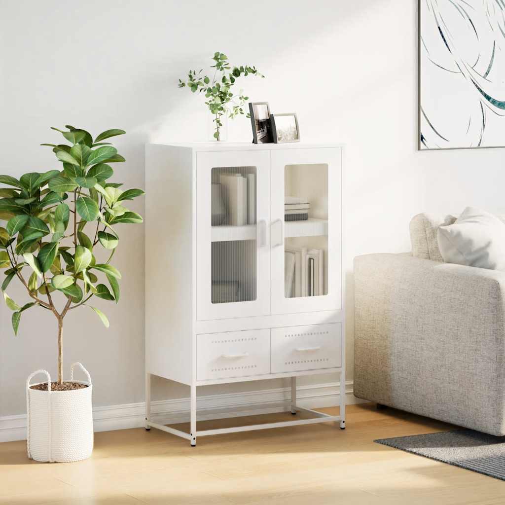 Skap DIV. Hvit 68x39x111,5 cm stål