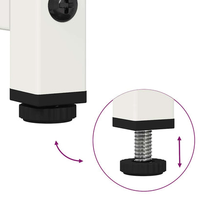 Skap DIV. Hvit 68x39x111,5 cm stål