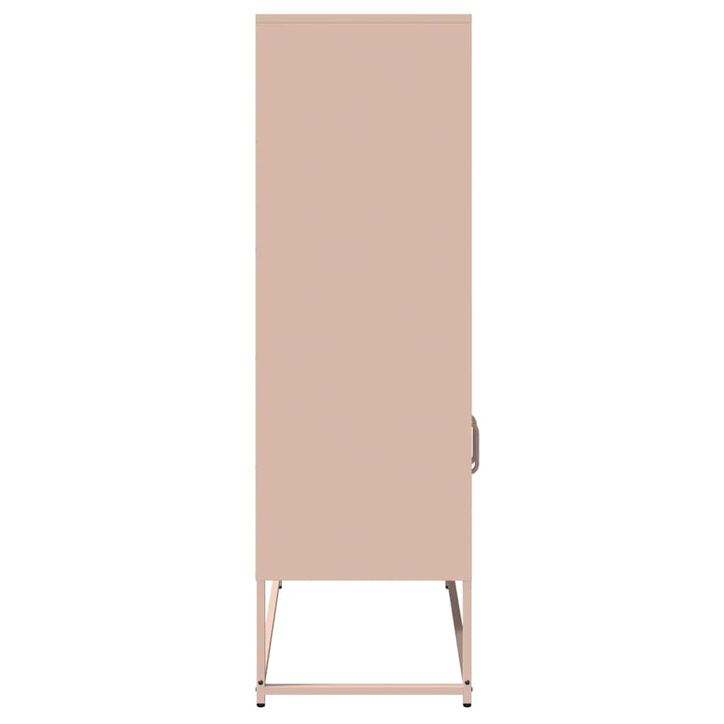 Skap DIV. rosa 68x39x123 cm stål