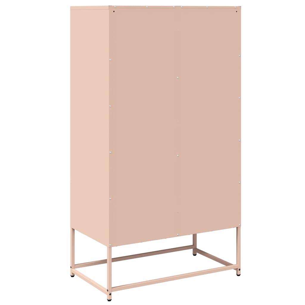 Skap DIV. rosa 68x39x123 cm stål