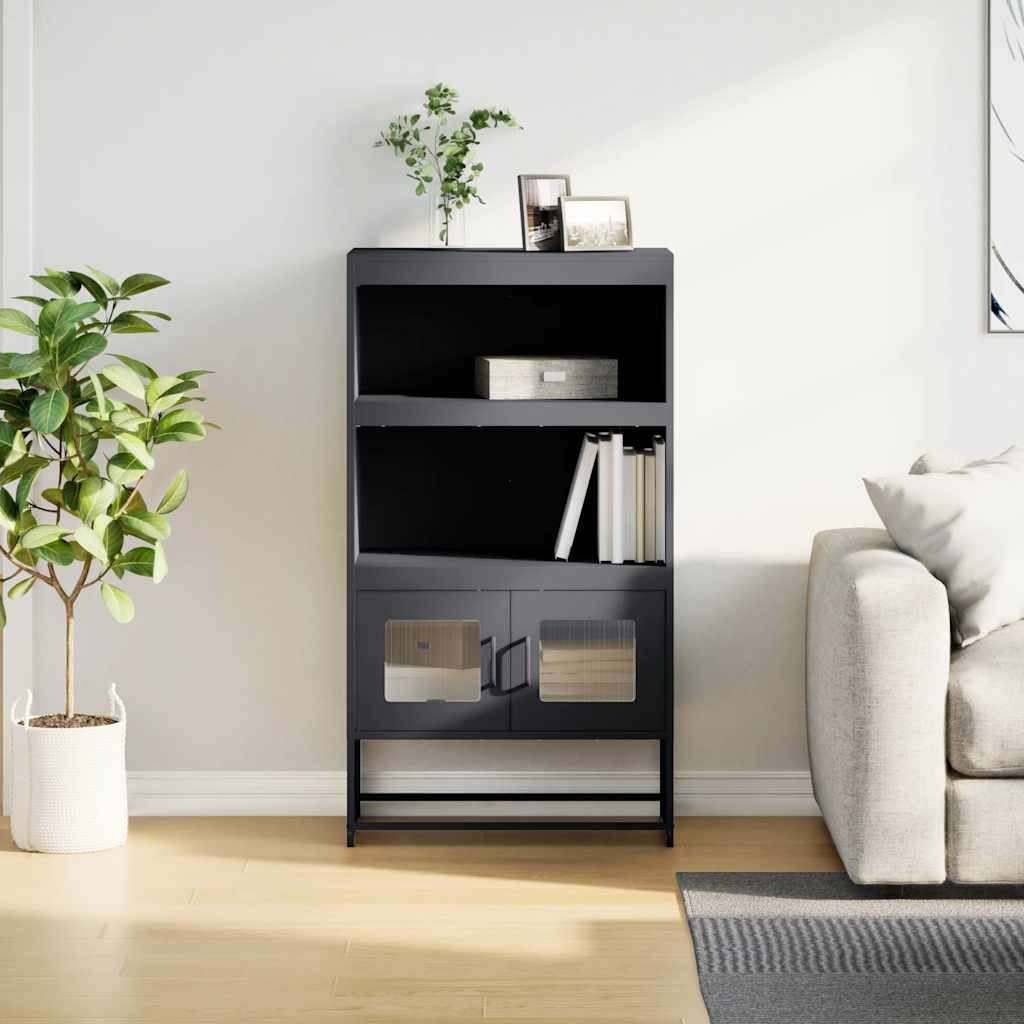 Skap DIV. antrasitt 68x39x123 cm stål