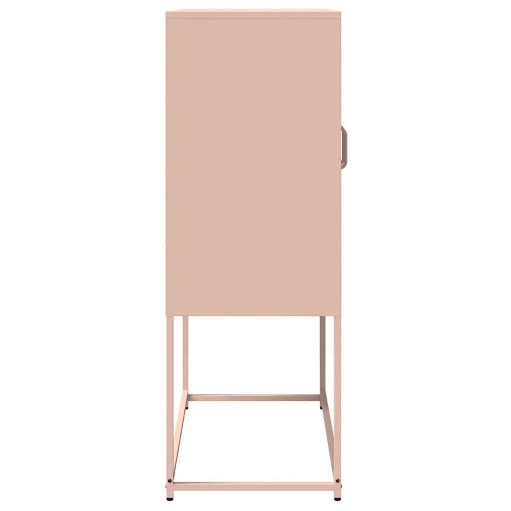 Skap DIV. Rosa 68x39x107 cm Stål