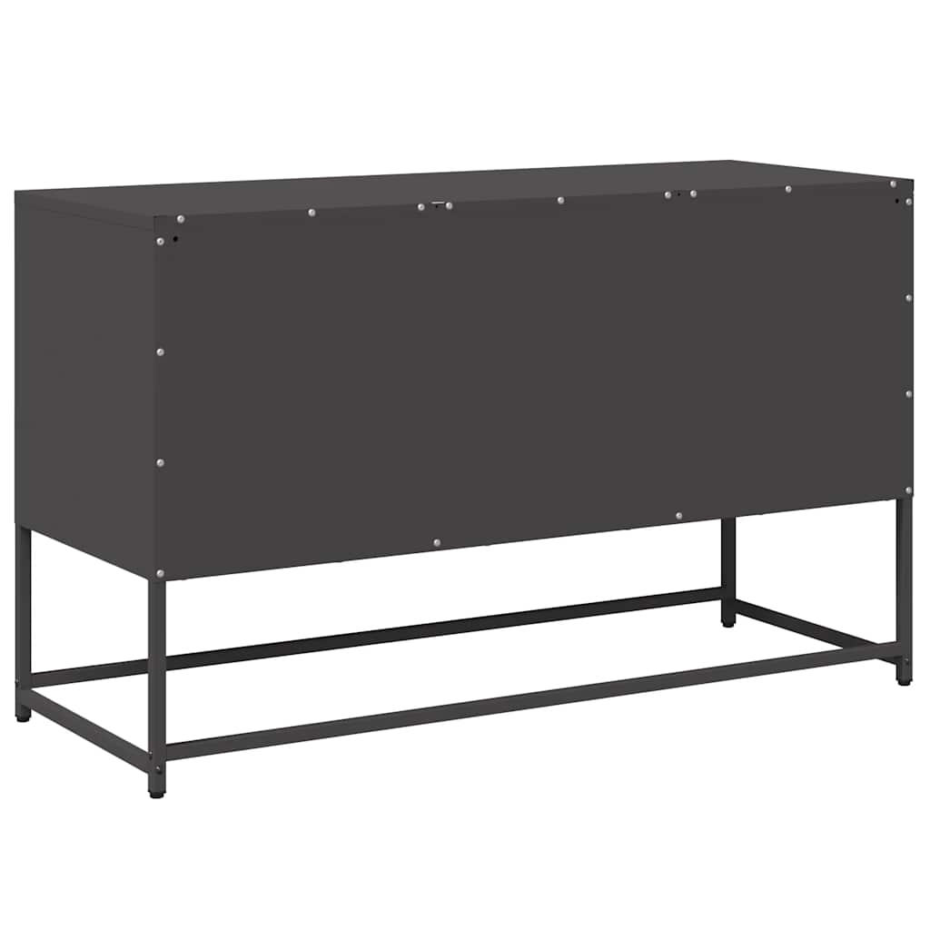 TV-Møbel DIV. TV-benk Svart 100,5x39x60,5 cm stål
