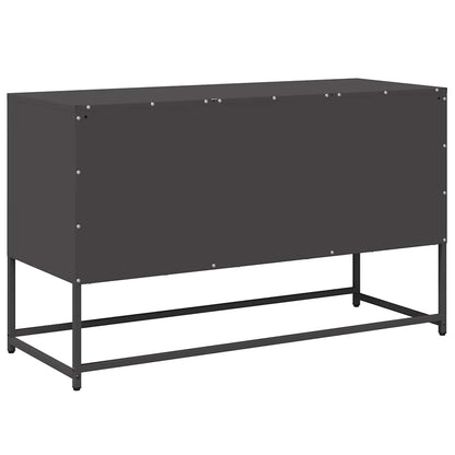 TV-Møbel DIV. TV-benk Svart 100,5x39x60,5 cm stål
