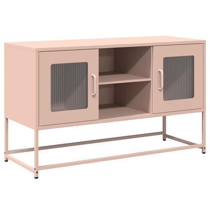 TV-Møbel DIV. TV-benk rosa 100,5x39x60,5 cm stål