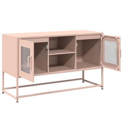 TV-Møbel DIV. TV-benk rosa 100,5x39x60,5 cm stål