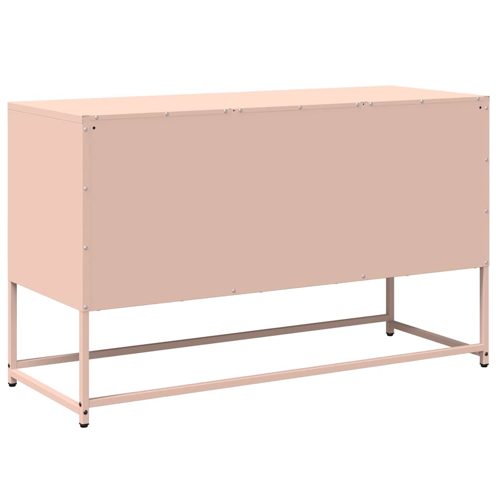 TV-Møbel DIV. TV-benk rosa 100,5x39x60,5 cm stål