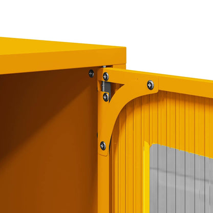 TV-Møbel DIV. TV-benk sennepsgul 100,5x39x60,5 cm stål