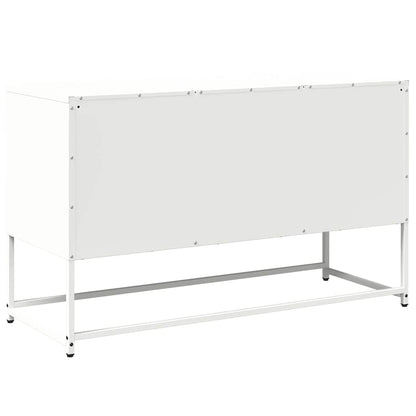 TV-Møbel DIV. TV-benk Hvit 100,5x39x60,5 cm stål