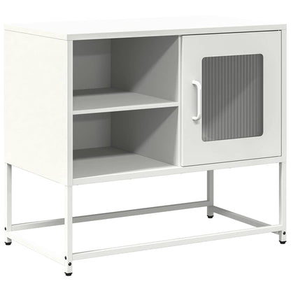 TV-Møbel DIV. TV-benk hvitt 68x39x60,5 cm stål
