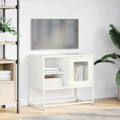 TV-Møbel DIV. TV-benk hvitt 68x39x60,5 cm stål