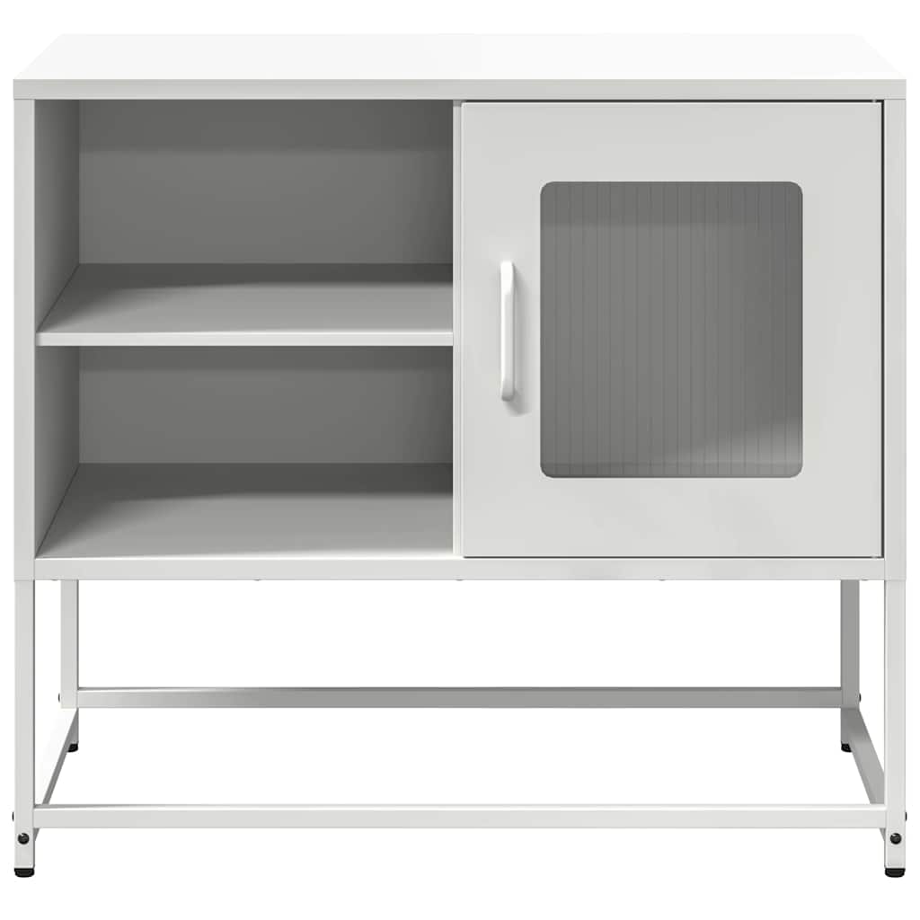 TV-Møbel DIV. TV-benk hvitt 68x39x60,5 cm stål