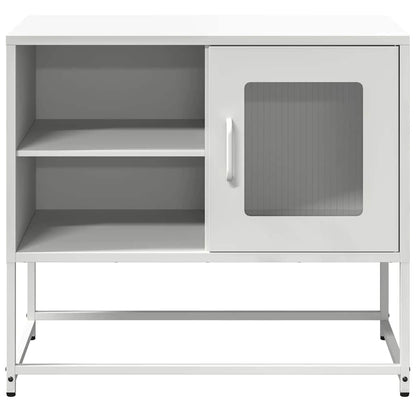 TV-Møbel DIV. TV-benk hvitt 68x39x60,5 cm stål