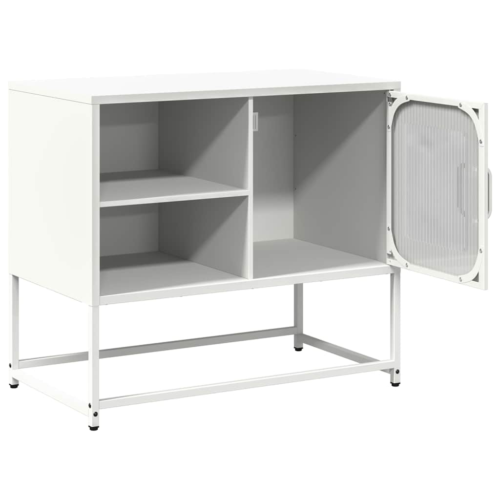 TV-Møbel DIV. TV-benk hvitt 68x39x60,5 cm stål