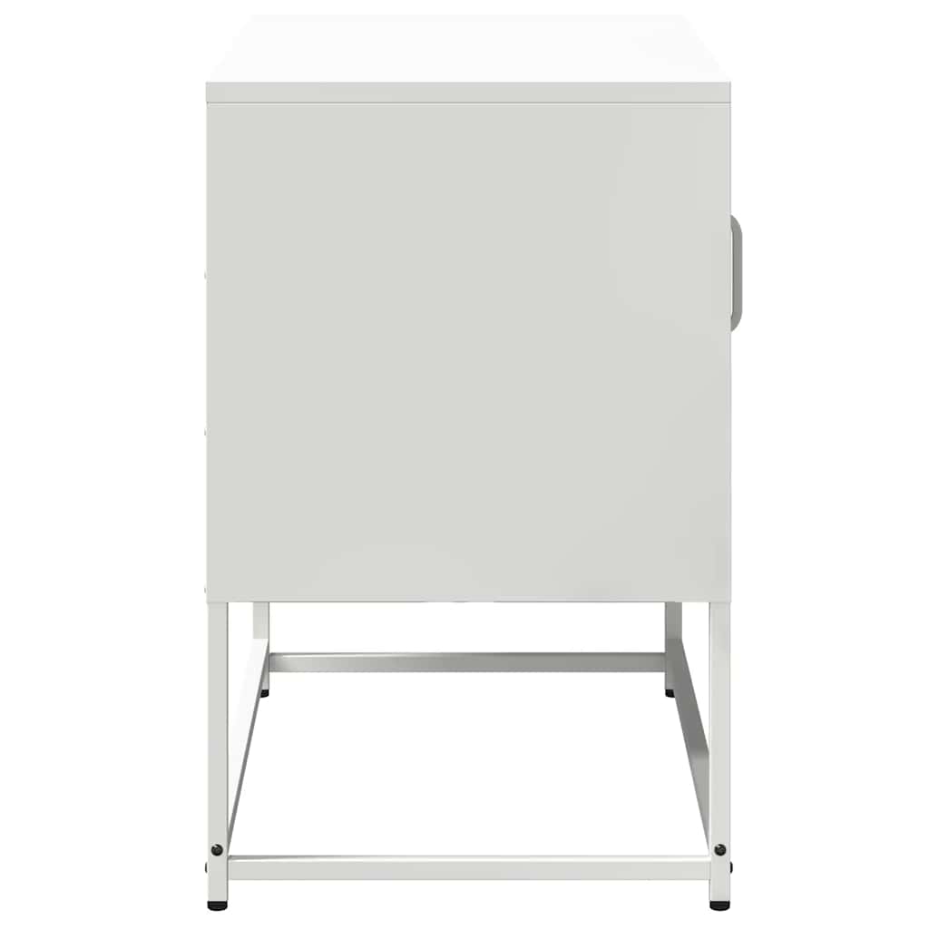 TV-Møbel DIV. TV-benk hvitt 68x39x60,5 cm stål