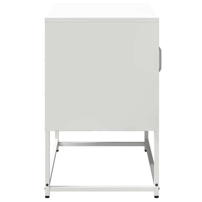 TV-Møbel DIV. TV-benk hvitt 68x39x60,5 cm stål
