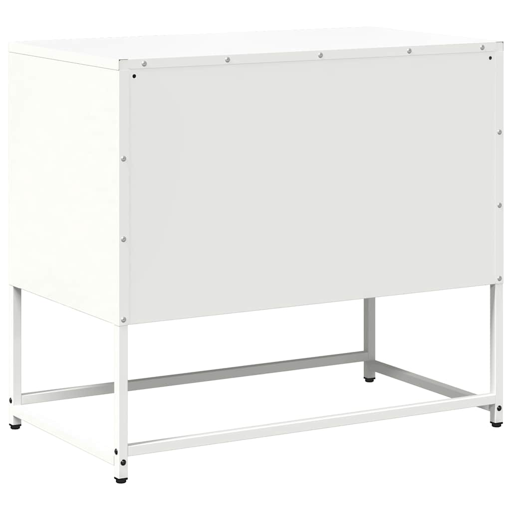 TV-Møbel DIV. TV-benk hvitt 68x39x60,5 cm stål
