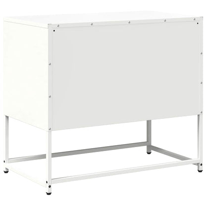TV-Møbel DIV. TV-benk hvitt 68x39x60,5 cm stål