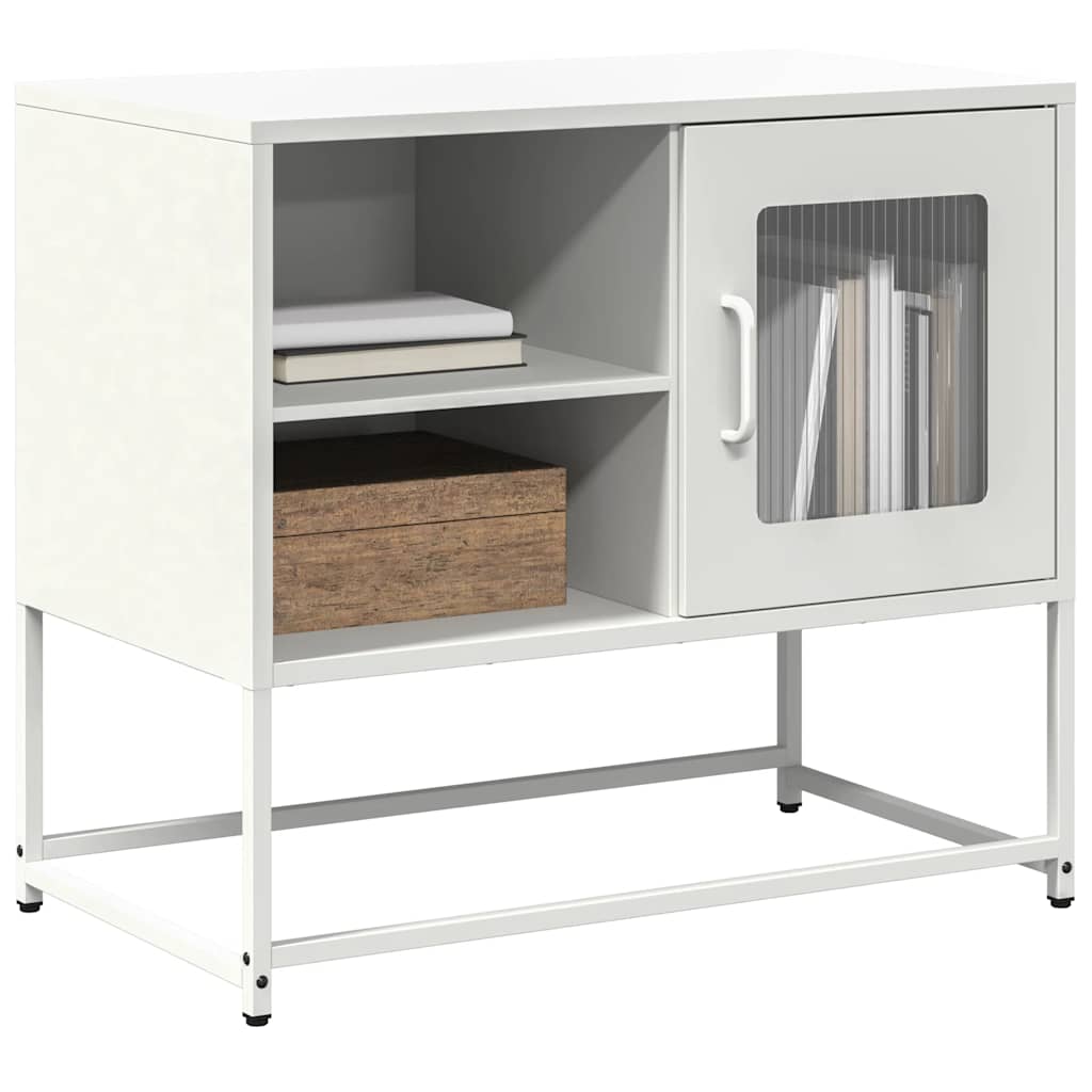 TV-Møbel DIV. TV-benk hvitt 68x39x60,5 cm stål