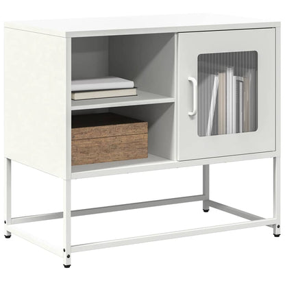 TV-Møbel DIV. TV-benk hvitt 68x39x60,5 cm stål