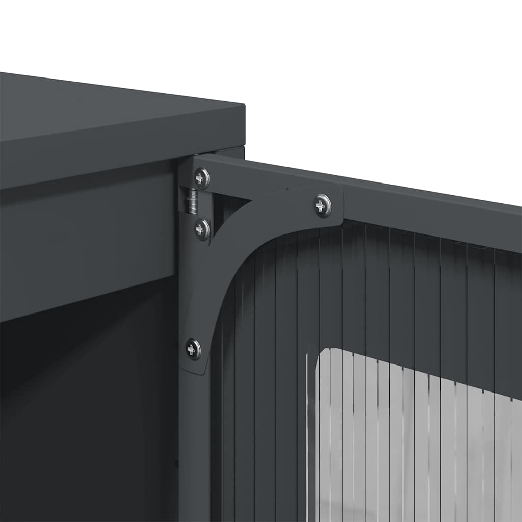 Skap DIV. Antrasitt 36x39x123 cm Kaldvalset stål