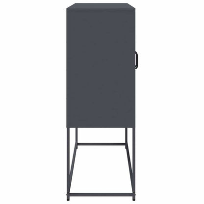 Skjenk DIV. antrasitt 100,5x39x107 cm kaldvalset stål