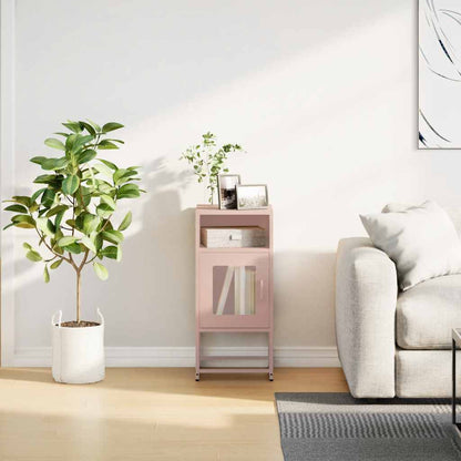 Sidebord DIV. Rosa 36x39x78 cm Kaldvalset Stål