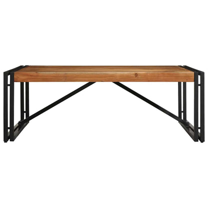 Salongbord Sofabord Tre heltre akasie 100x100x35 cm