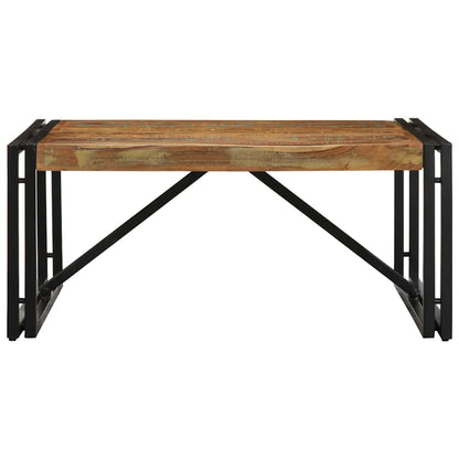 Salongbord Sofabord Tre Gjenvunnet Heltre flerfarget 80x80x35 cm