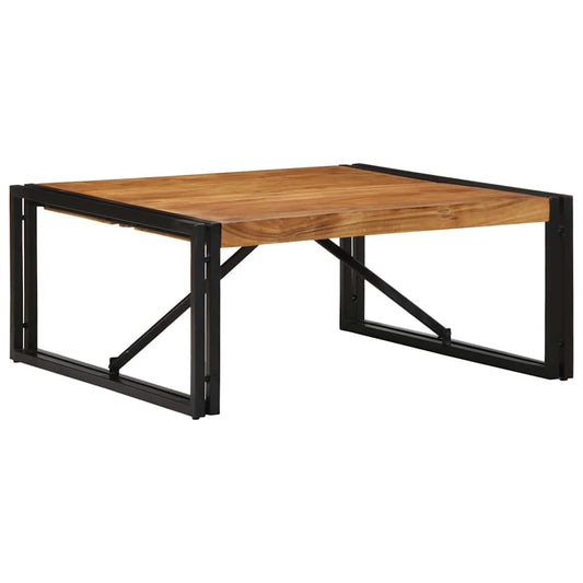 Salongbord Sofabord Tre heltre akasie 80x80x35 cm