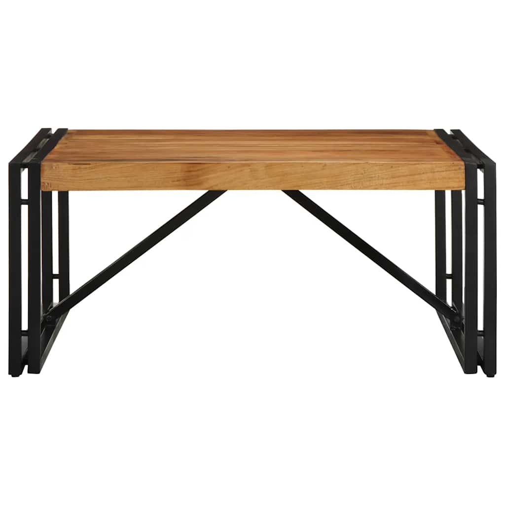 Salongbord Sofabord Tre heltre akasie 80x80x35 cm