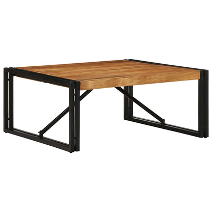 Salongbord Sofabord Tre heltre akasie 80x80x35 cm