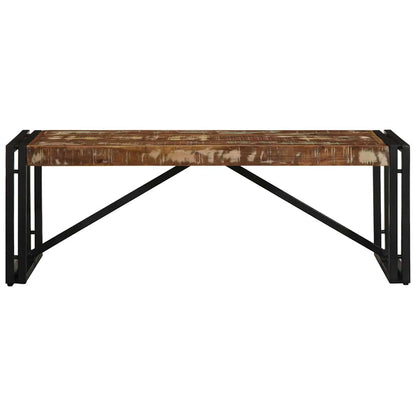 Salongbord Sofabord Tre Gjenvunnet Heltre flerfarget 100x50x35 cm